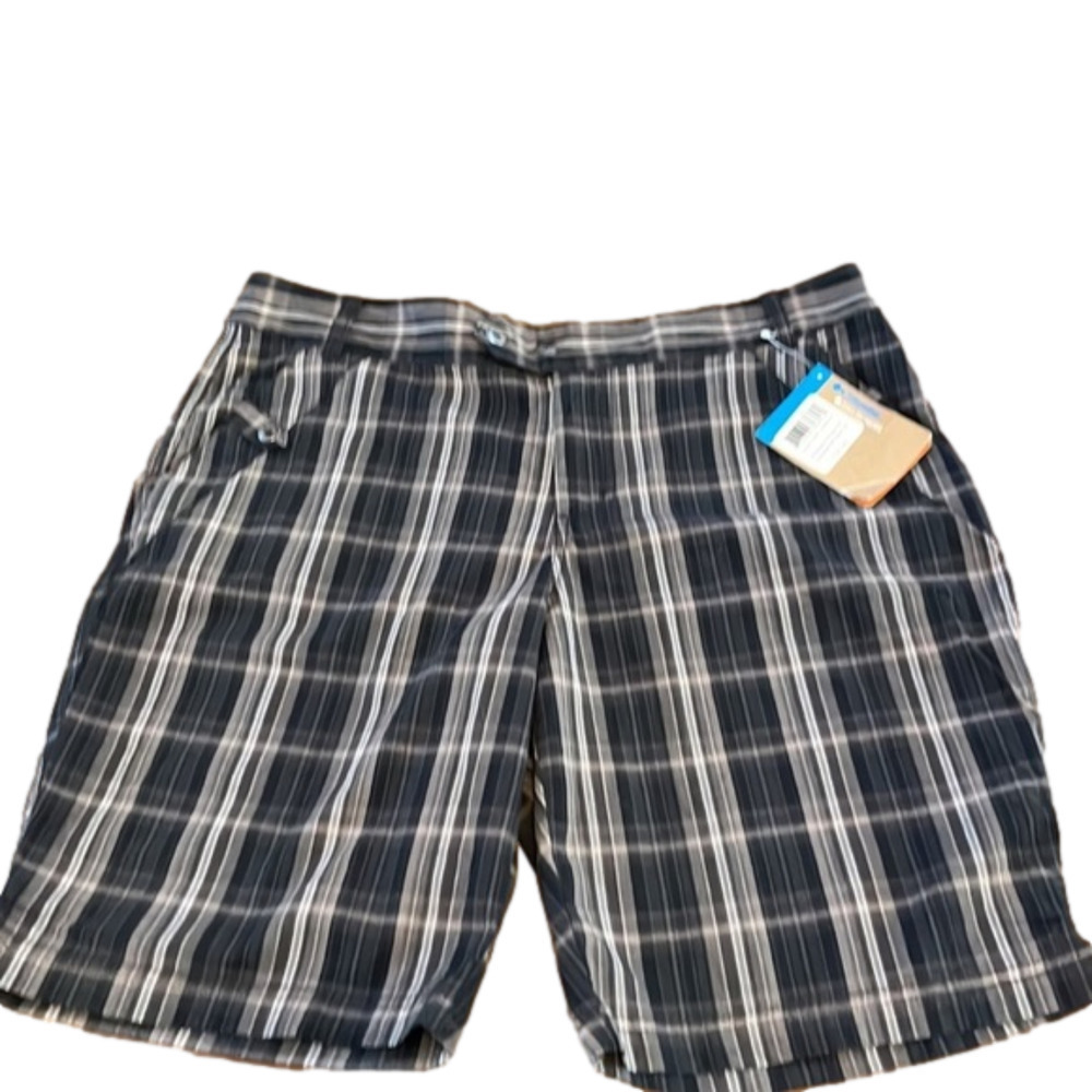 Columbia tender trails plaid shorts, size 12